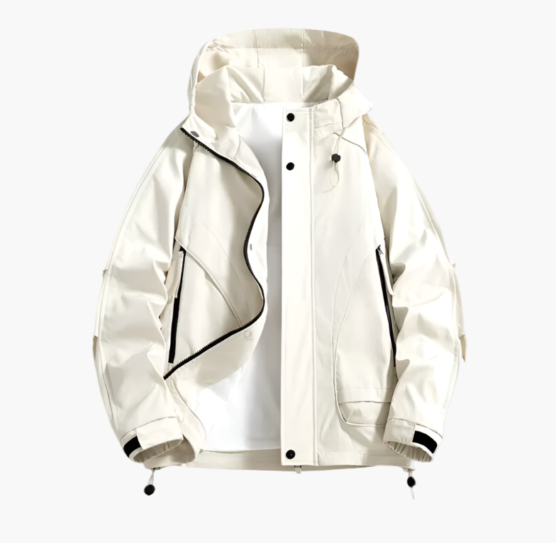 EB | Outdoor Funktionsjacke - Winddichte Regenjacke für Freizeit und Sport