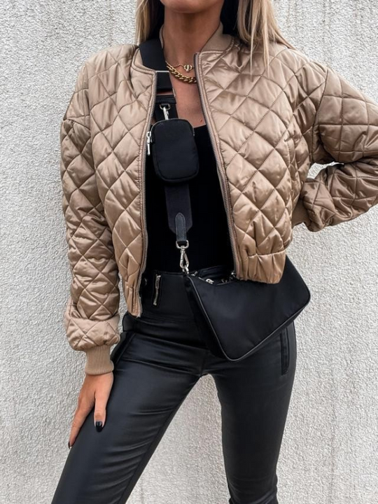 EB | Gepolsterte Damen Bomberjacke mit Taschen