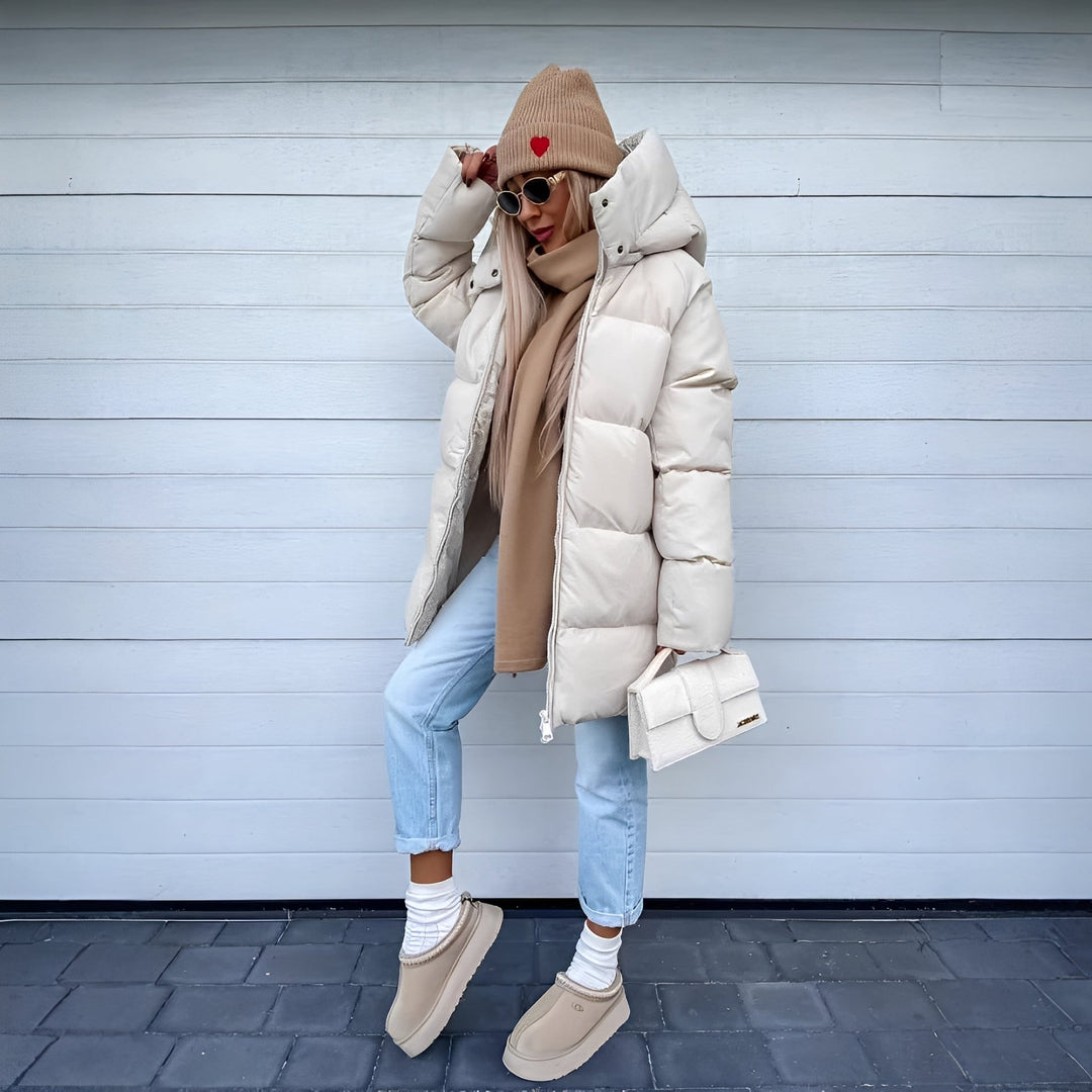 EB | Elegante, gepolsterte Parkajacke für Frauen