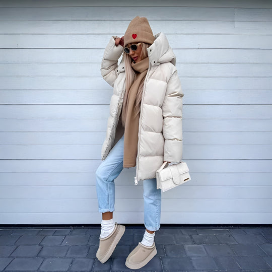 EB | Elegante, gepolsterte Parkajacke für Frauen