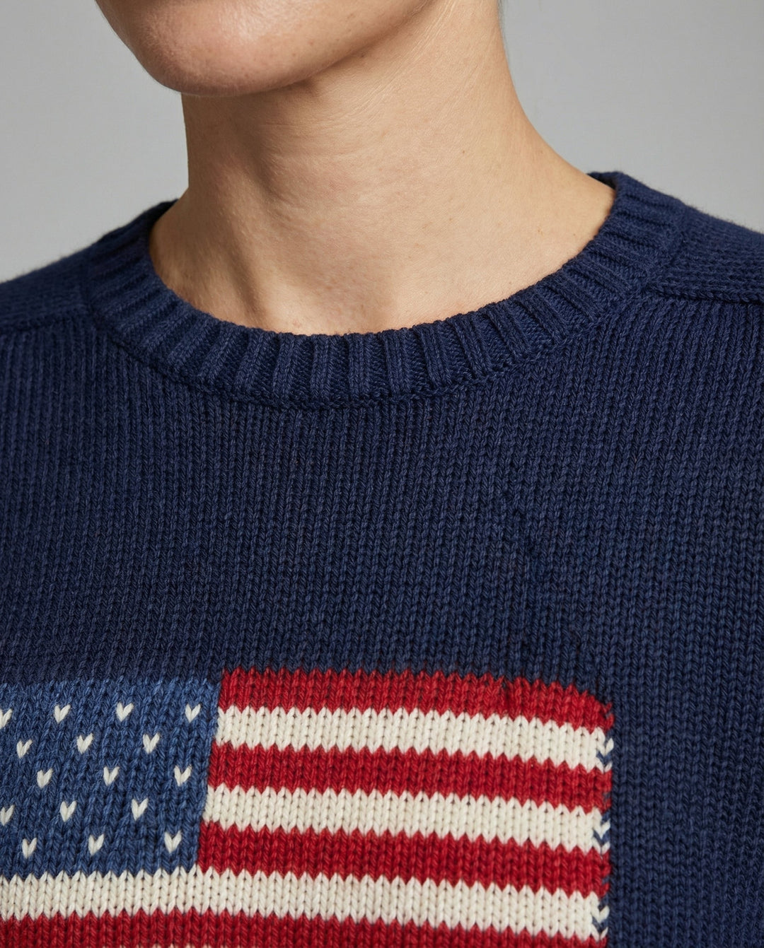 Strickpullover Amerikanische Flagge | EB