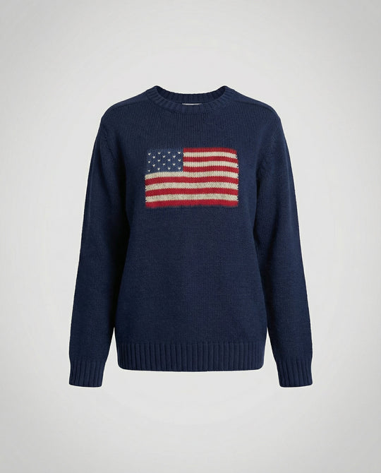 Strickpullover Amerikanische Flagge | EB