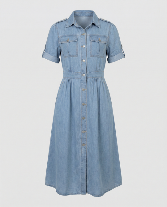 EB | Alissa Trendy Denim Kleid