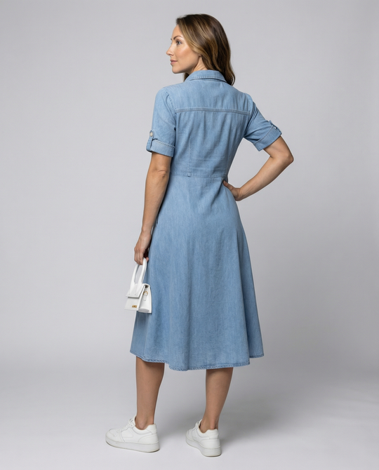 EB | Alissa Trendy Denim Kleid