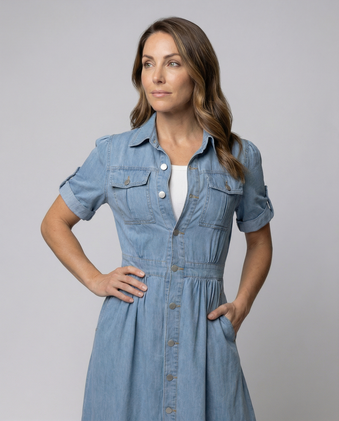 EB | Alissa Trendy Denim Kleid
