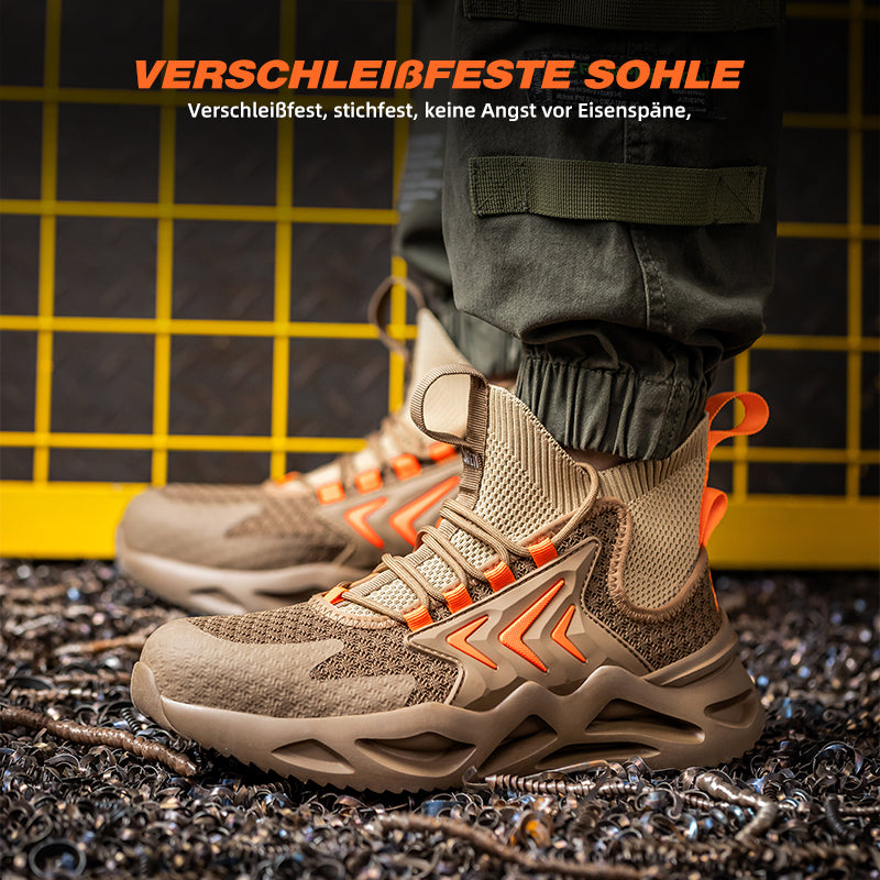 atmungsaktive fliegende gewebte Anti-Smashing-Sicherheitsschuhe EB