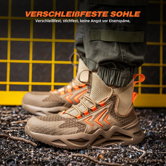 atmungsaktive fliegende gewebte Anti-Smashing-Sicherheitsschuhe EB