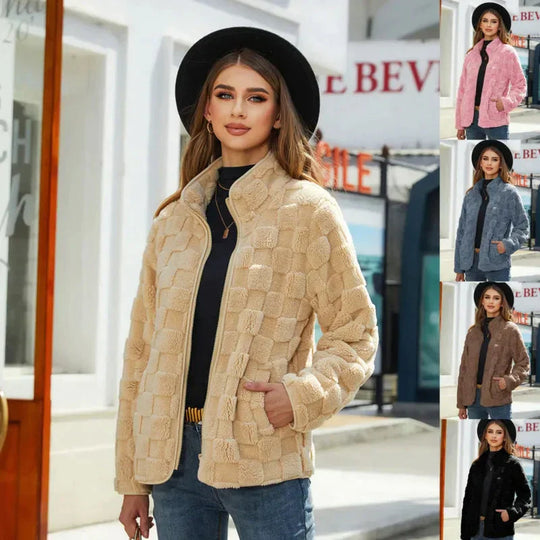 EB | Karierte Winterjacke für Damen