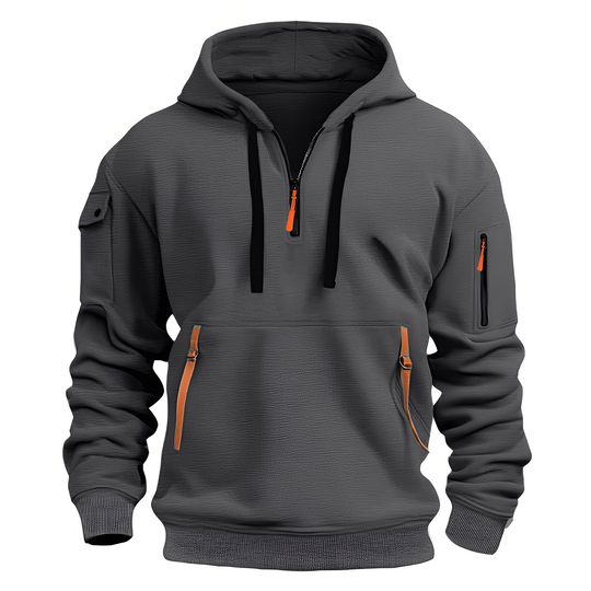 EB | Locker Hoodie mit Halbzip für Männer