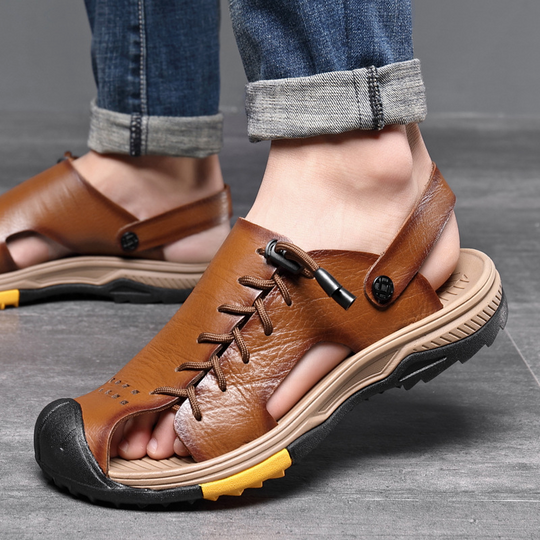 Robuste Ledersandalen für Männer EB