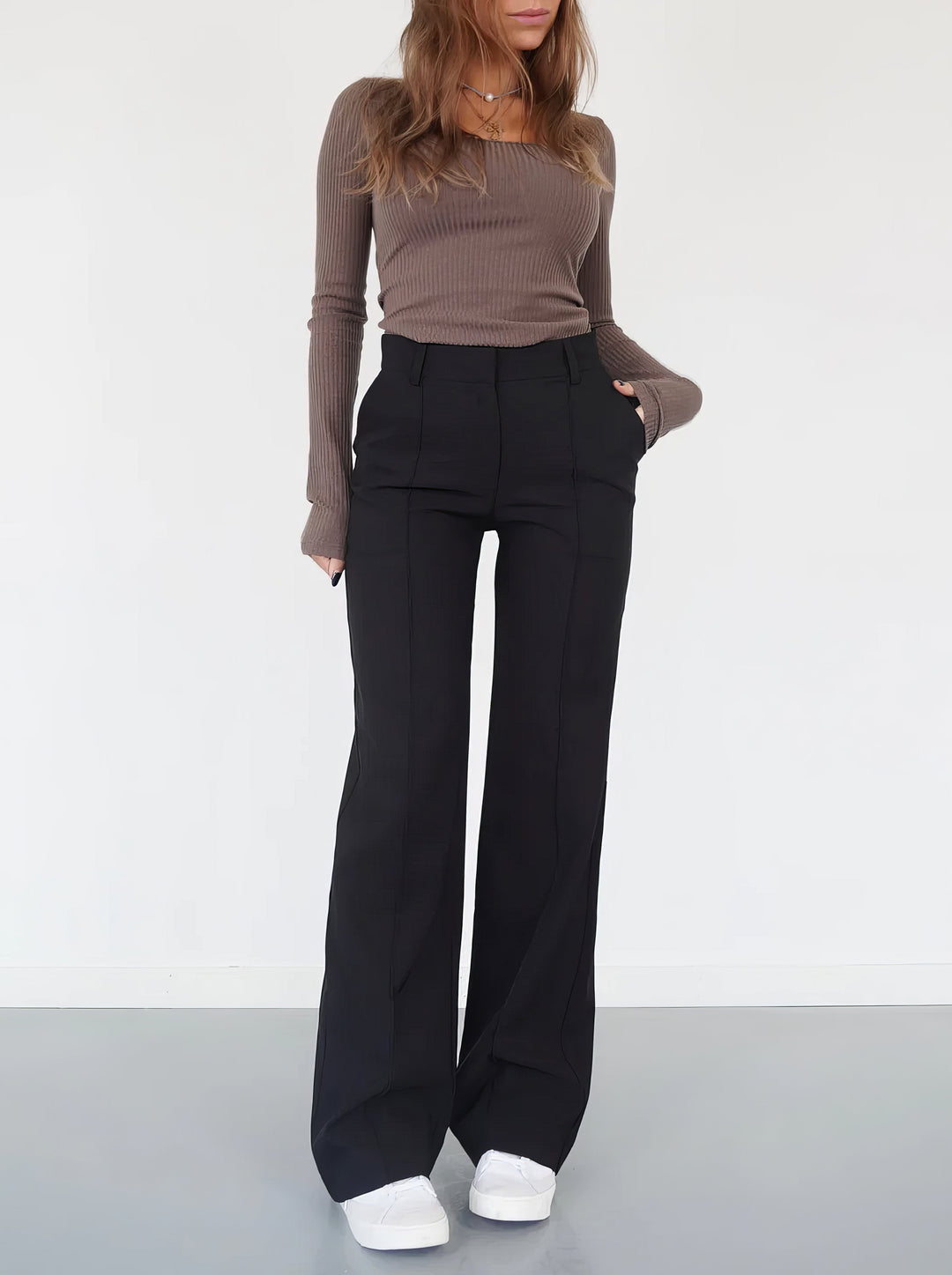 EB | Taille Damenhose mit Gerader Passform
