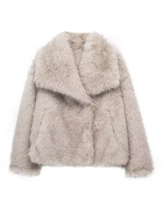 EB | Luxuriöser Kunstfell-Wintermantel für Damen