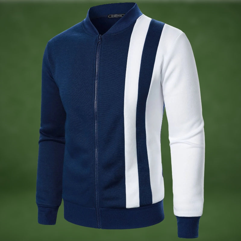 EB | Sportliches Sweatshirt mit Reißverschluss Polyester-mischung Dynamisches Design
