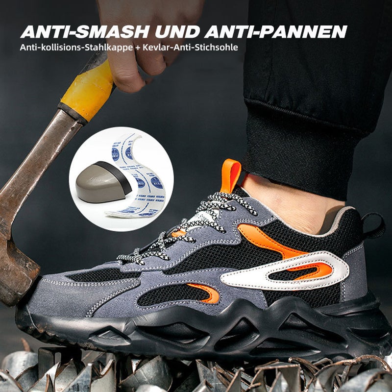 Leichte, atmungsaktive Anti-Smash- und Pannenschutz-Sicherheitsschuhe EB