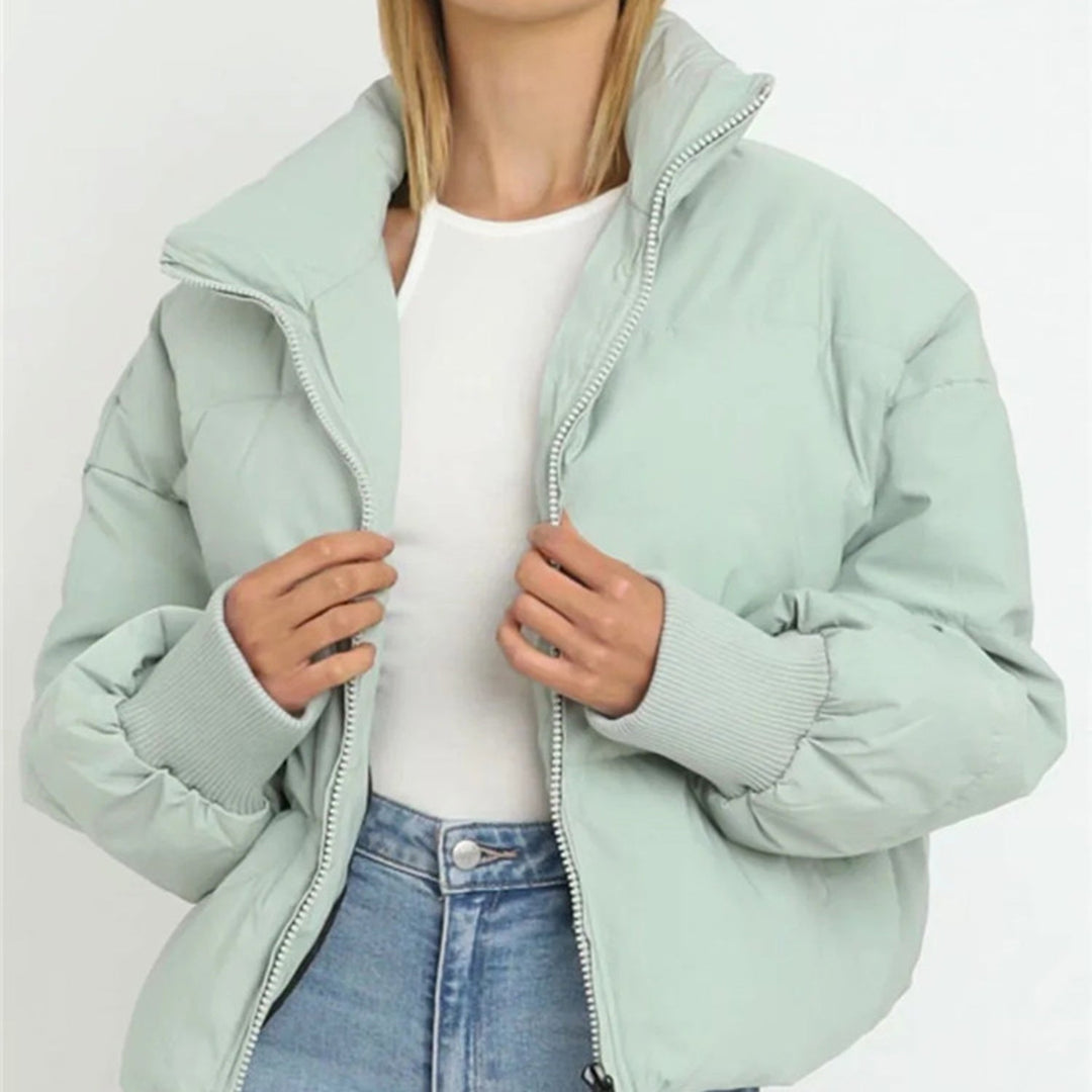 EB | Kurze Pufferjacke mit Reißverschluss - Reißverschluss