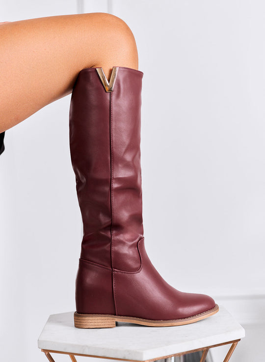 Bequeme und stilvolle Stiefeletten aus Kunstleder EB EB