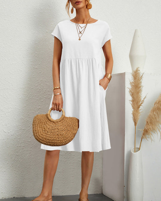 EB Kleid mit Rundhalsausschnitt