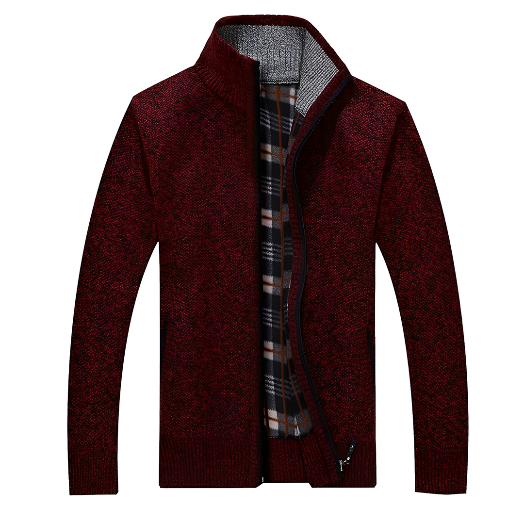 EB | Stylischer Cardigan mit weichem Fleece-Futter für Männer