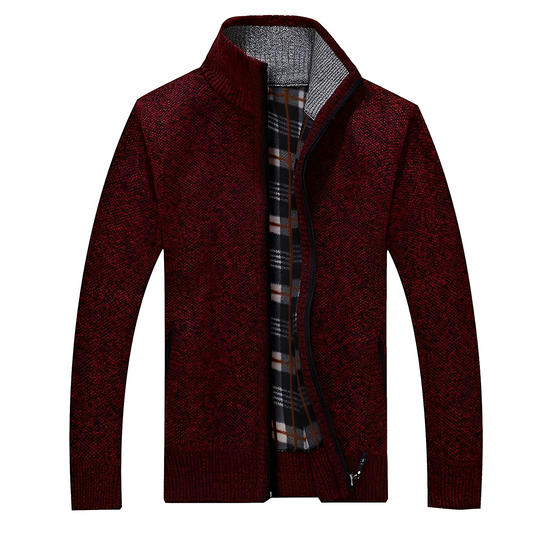 EB | Stylischer Cardigan mit weichem Fleece-Futter für Männer
