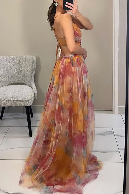 EB | Enchant My Love Print Maxi Kleid