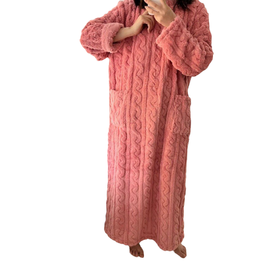 EB | Winter korallen Samt-Homewear