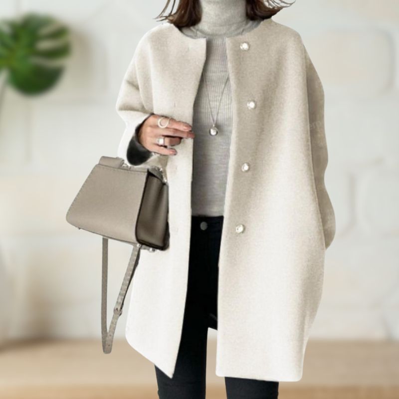 EB | Minimalistische Wollmantel Elegant und Warm Zeitloses Design