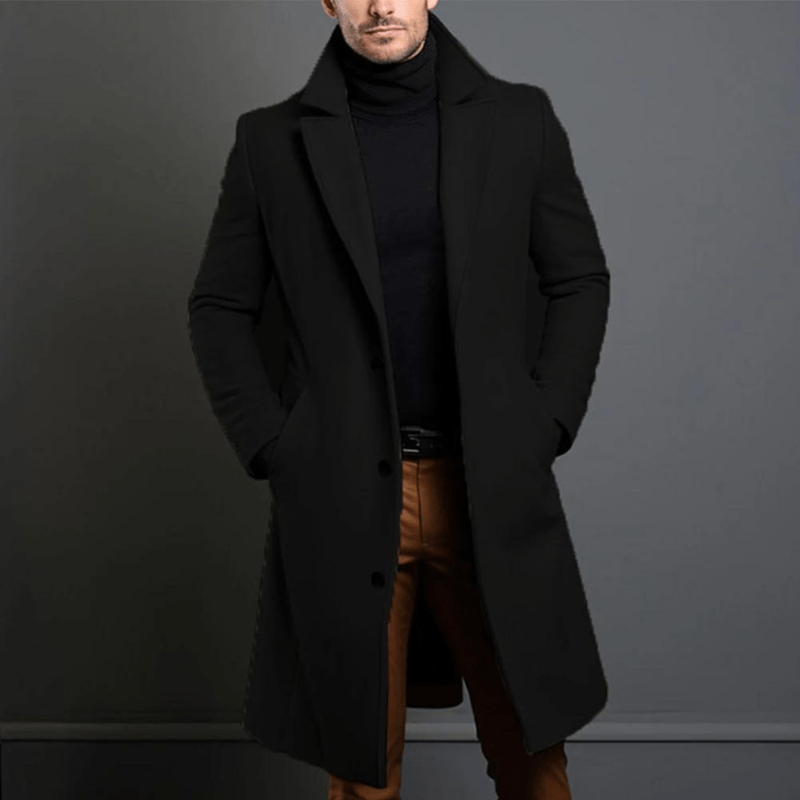 EB | Herren langer Wintermantel