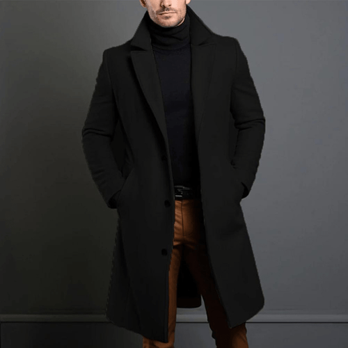 EB | Herren langer Wintermantel