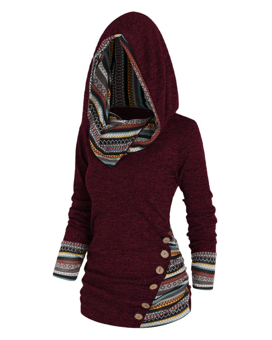 EB | Kapuzenpullover In Kontrastfarbe