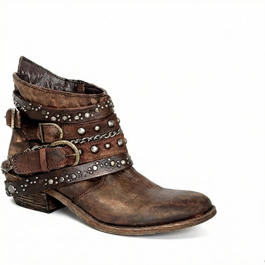 EB | Dicke Absatzgürtel Ankle Boots