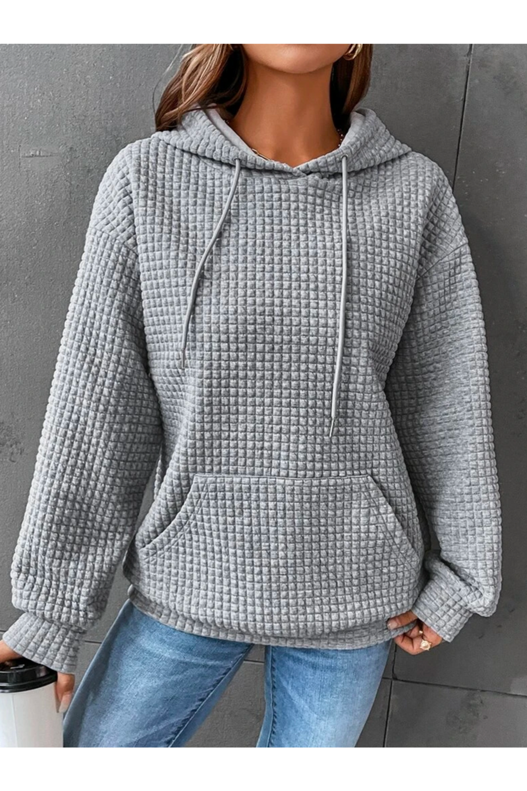 EB | Pullover Warm für Frauen Kapuze
