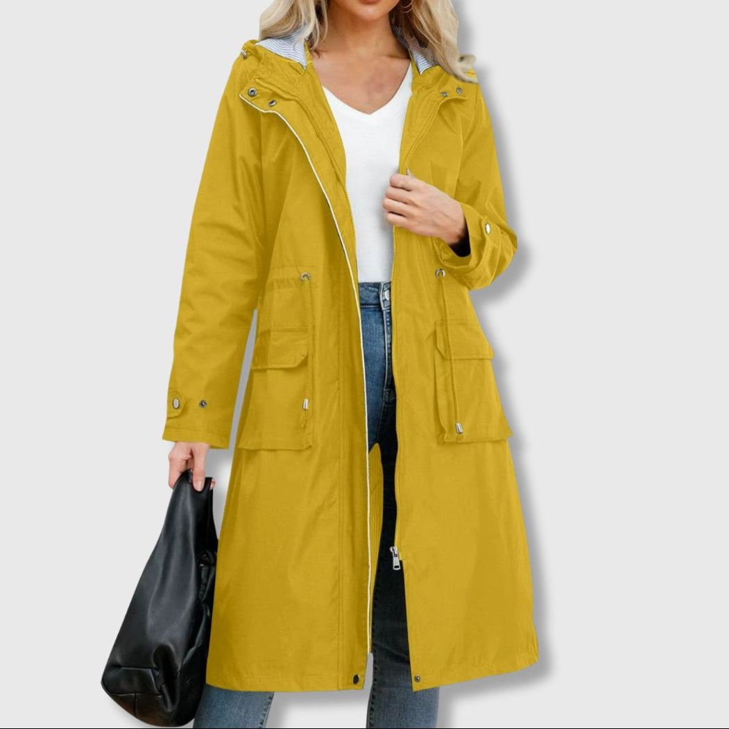 EB | Lange Jacke mit Klassischer Silhouette