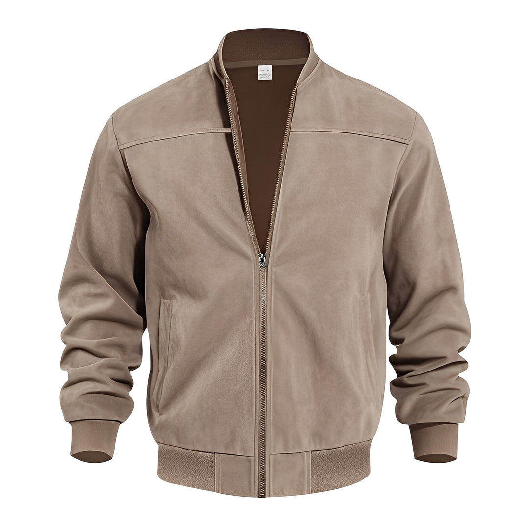 EB | Klassische, stilvolle Wildlederjacke für Männer
