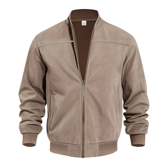 EB | Klassische, stilvolle Wildlederjacke für Männer