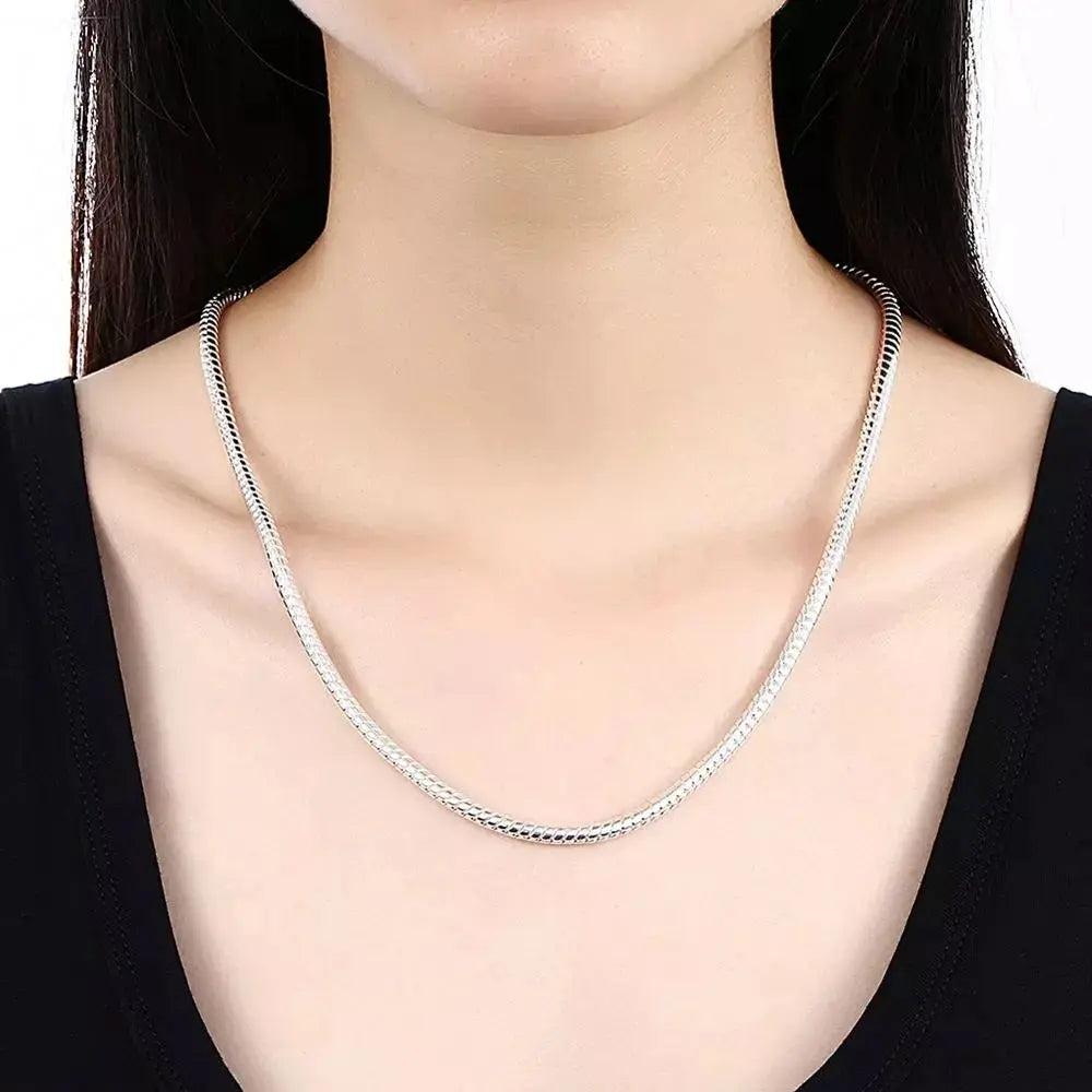 EB | 925 3Mm Sterling Silber Schlangen Kette