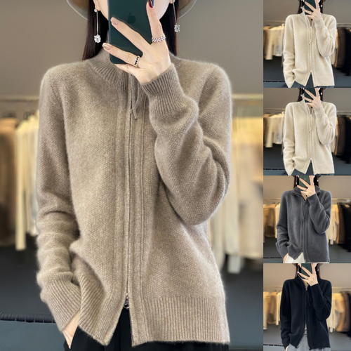 EB | Strickjacke mit elegantem Design und Reißverschluss