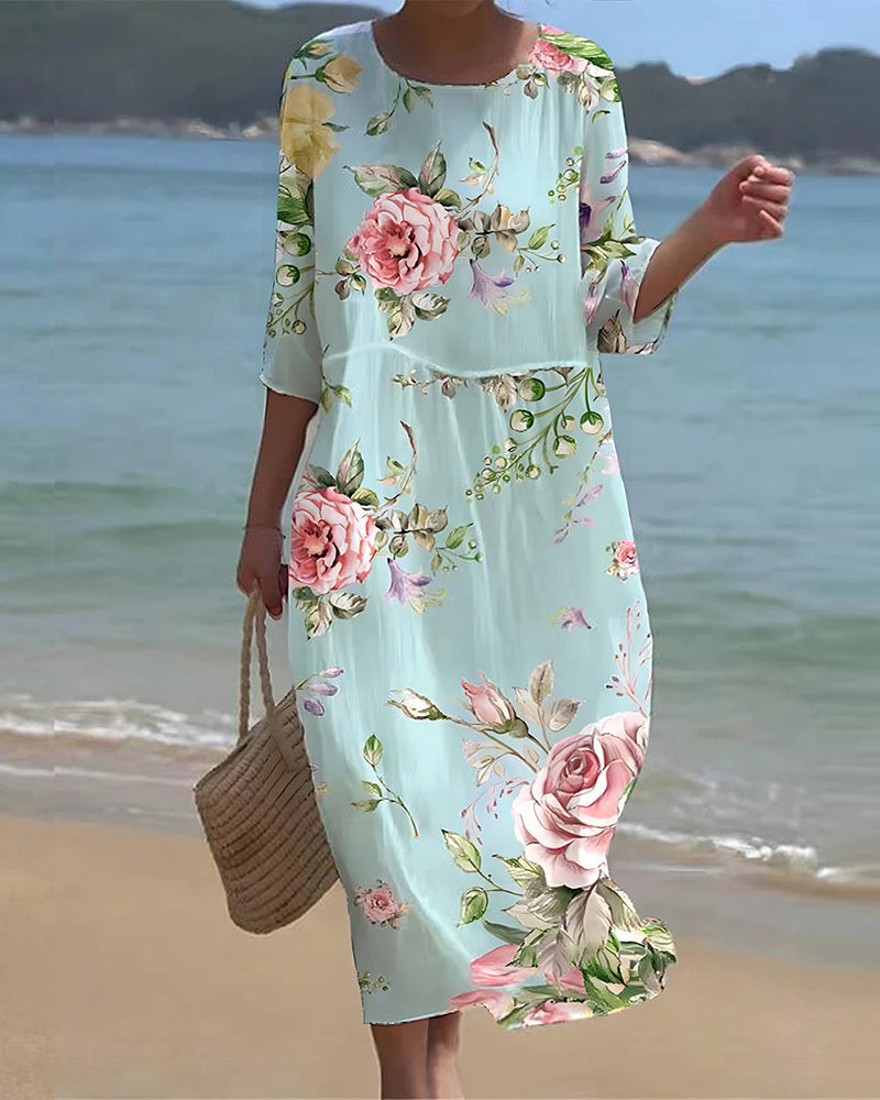 EB | Blumenkleid für Damen Ideal für Besondere Anlässe