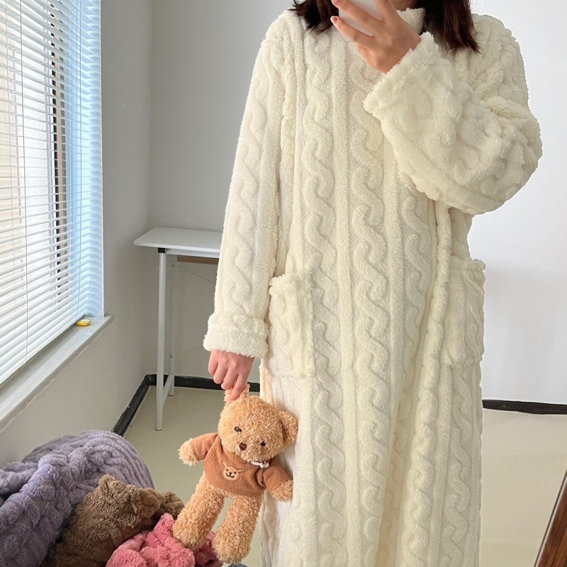 EB | Winter korallen Samt-Homewear