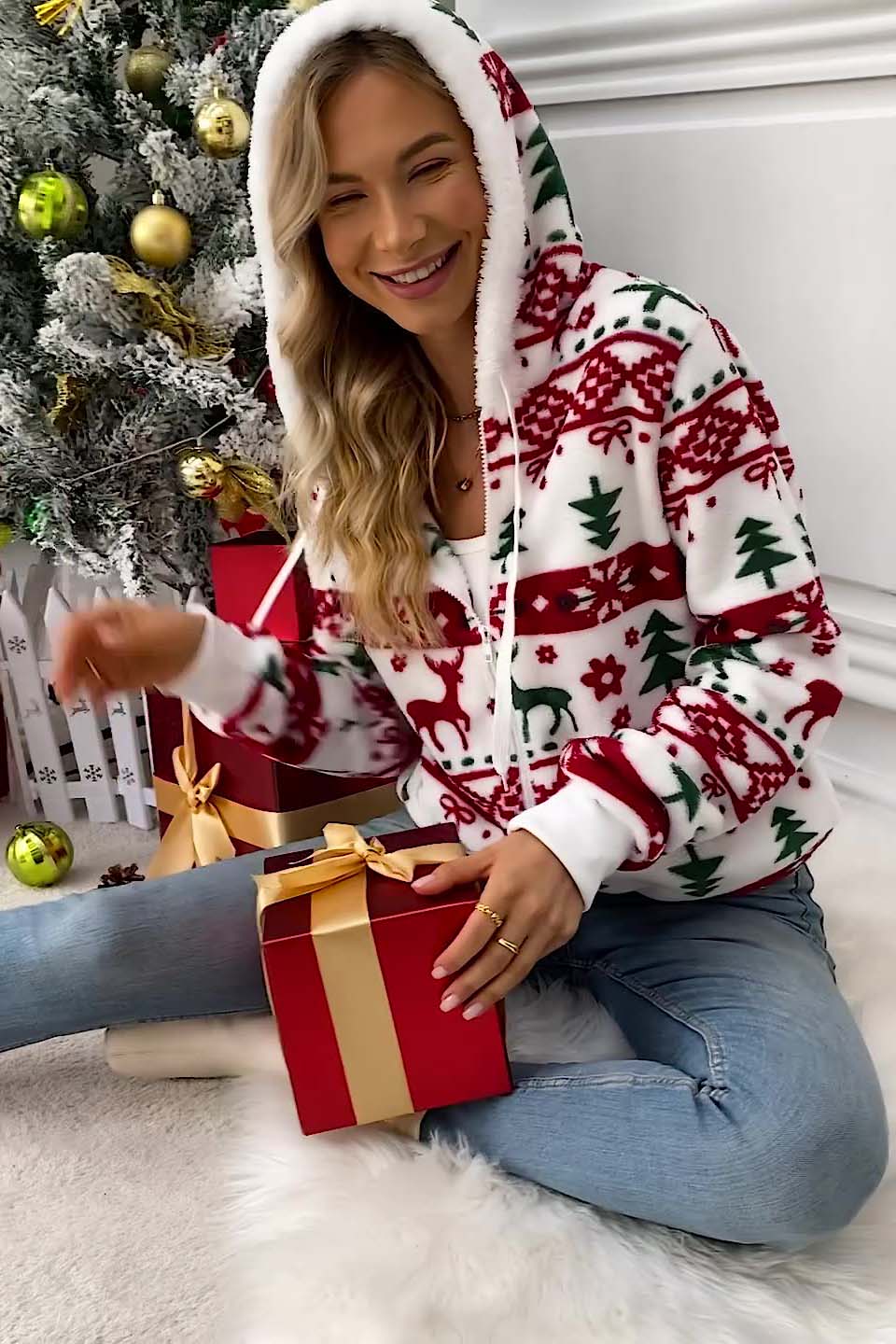 EB | Festlicher Weihnachtscardigan