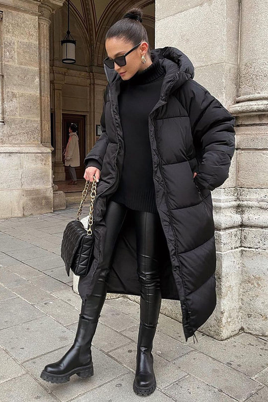 EB | Warme, lange, bequeme Damenjacke