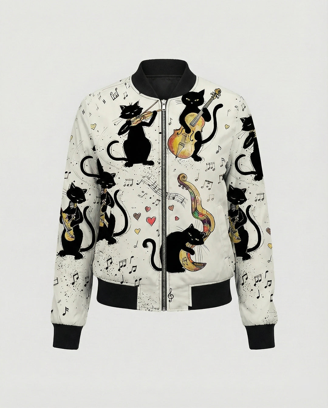 EB | Bedruckte Zip Jacke