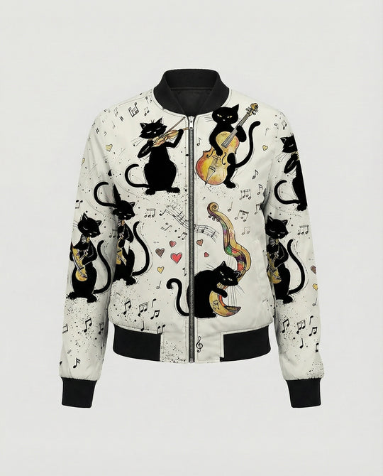 EB | Bedruckte Zip Jacke