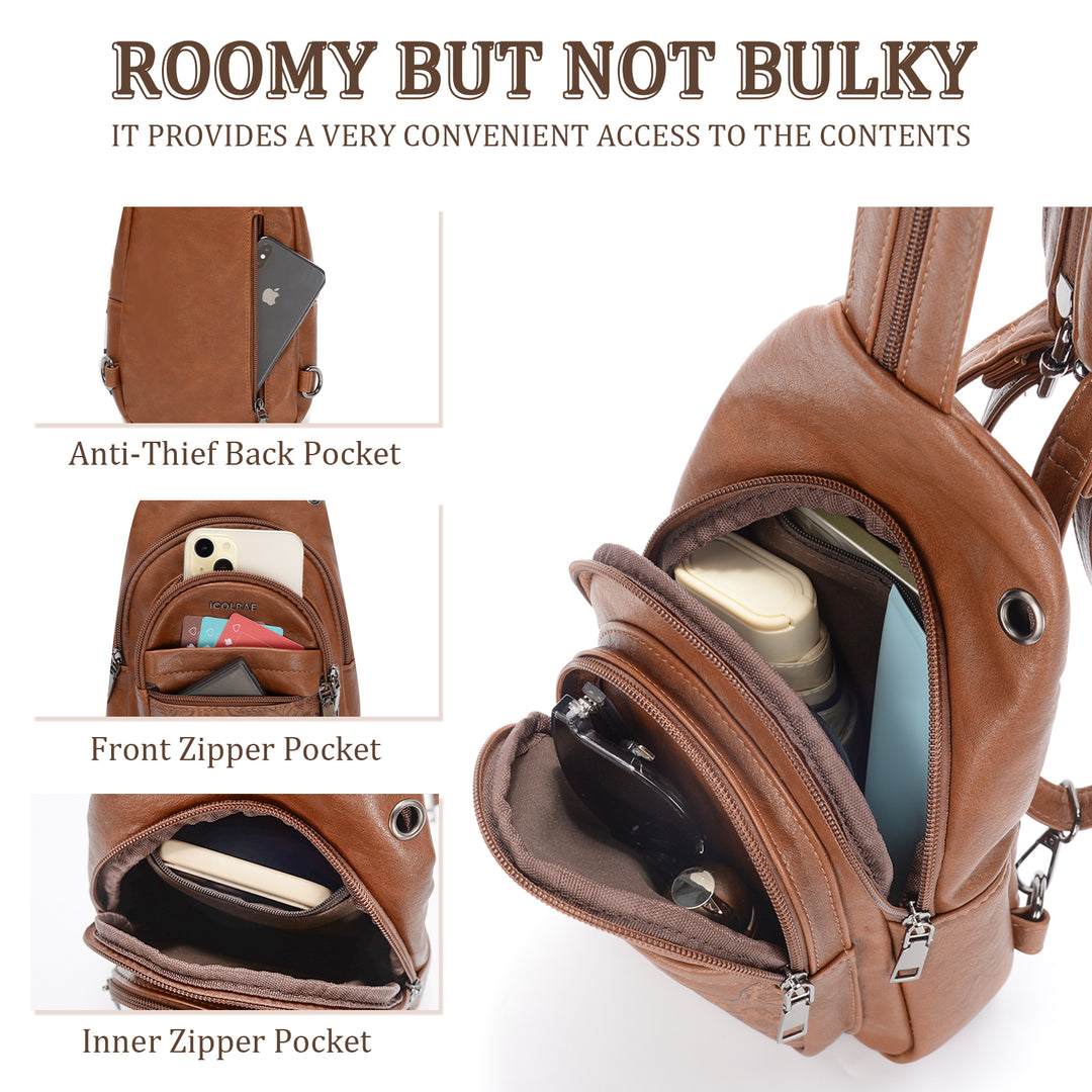 EB | Lässige Elegante Crossbody PU Schultertasche