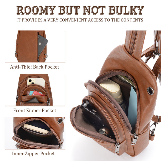 EB | Lässige Elegante Crossbody PU Schultertasche