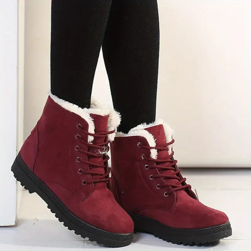 Stylische Schneestiefel mit Fellfutter EB EB