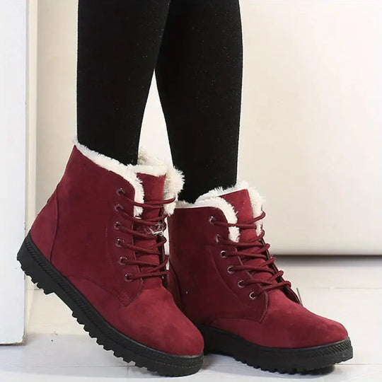 Stylische Schneestiefel mit Fellfutter EB EB