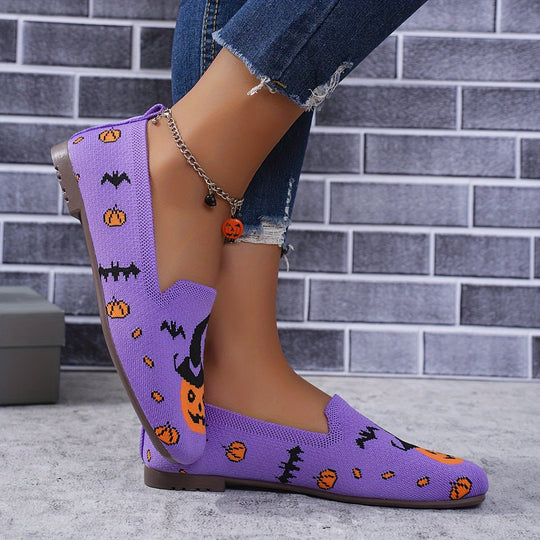 HalloweenKürbisSlipper Violett EB