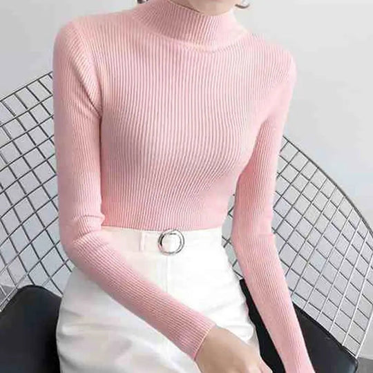 EB | gerippter Wollpullover für Damen