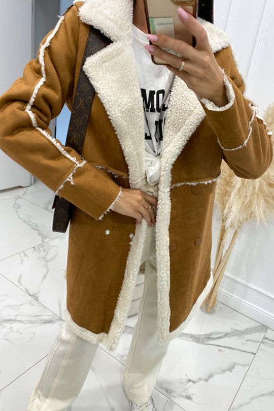 EB | Lammwolle Patchwork Freizeitjacke