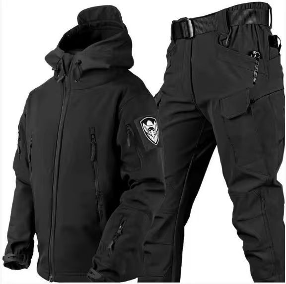 EB Herren Outdoor-Set mit Kapuzenjacke und Cargohose